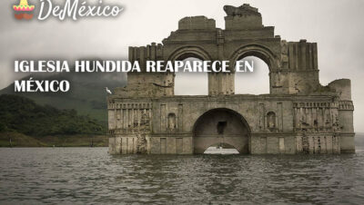 Iglesia hundida reaparece en México